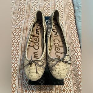 Sam Edelman Ballet Flat (snakeskin) 8.5